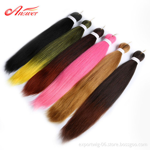 Jumbo braid hair prestretched braiding hair cheap price synthetic pre stretched braiding hair extension